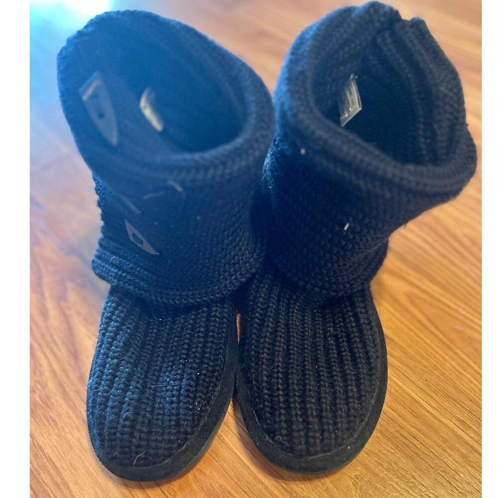 Bearpaw Knit Tall Triangle Button Boot - Women's … - image 2